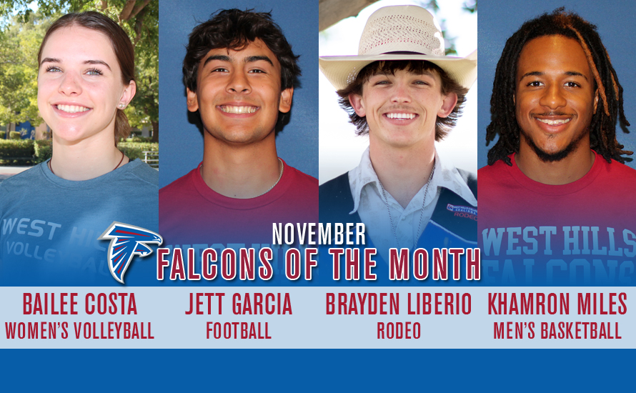 WHCC announces November Student-Athletes of the Month