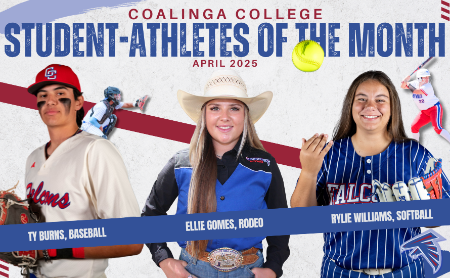 Coalinga College announces April Student-Athletes of the Month