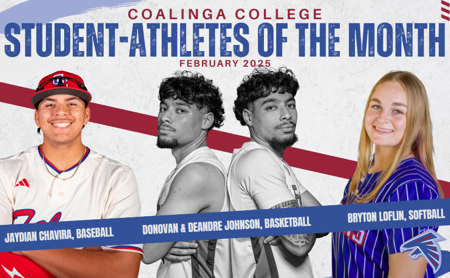 Coalinga College announces February Student-Athletes of the Month