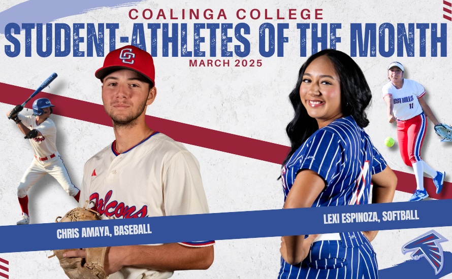 Coalinga College announces March Student-Athletes of the Month