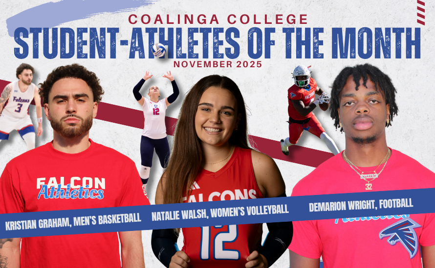 Graham, Walsh, Wright named CC Student-Athletes of the Month