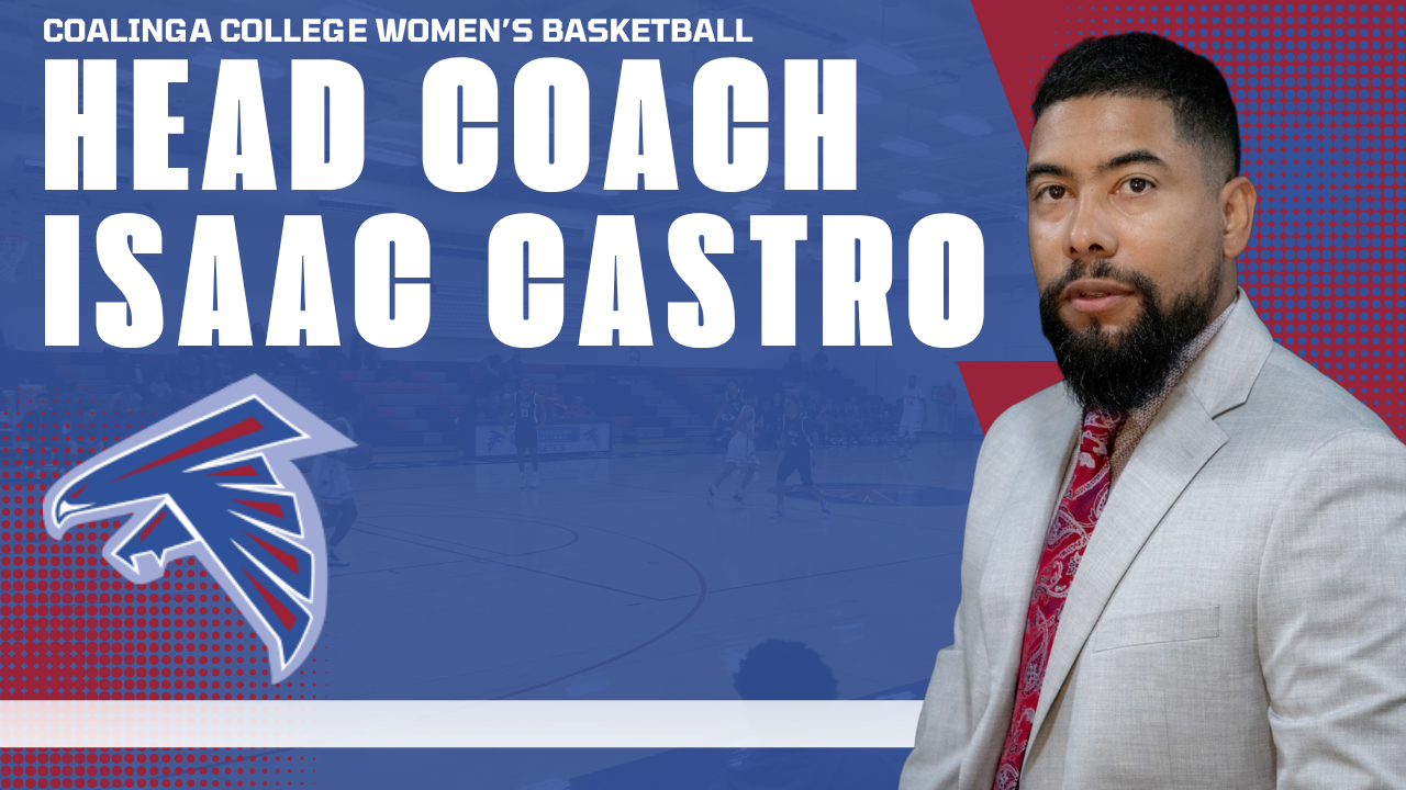 New Coalinga College women's basketball head coach Isaac Castro